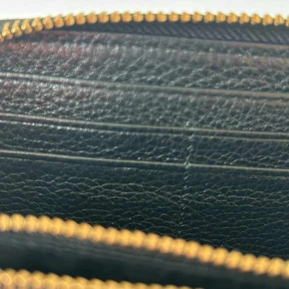 Marc by Marc Jacobs NWOT Black Pebble Leather Large Zippered Wallet - Picture 4 of 5